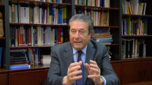 Scientist Federico Mayor Zaragoza